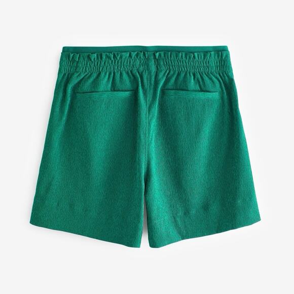 Athleta Green Echo Shorts 5in Pull-on Elastic Waist NEW - Size 8 (M) - Picture 2 of 8